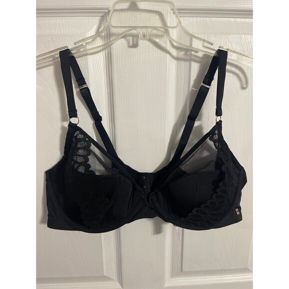 Savage X Savage Not Sorry Microfiber & Lace Half Cup Bra Size 42DD New With Tags - Picture 5 of 8